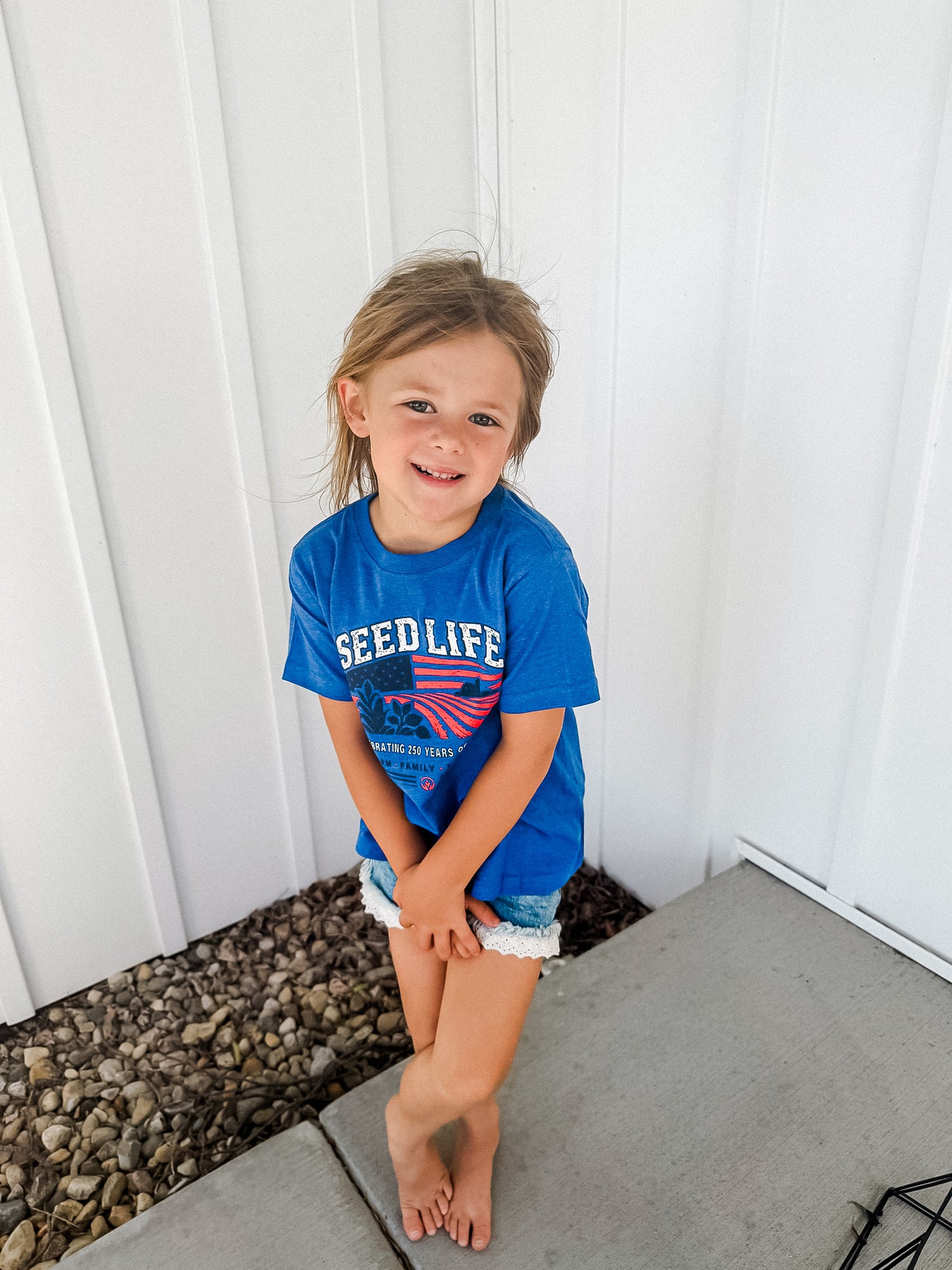 Red, White, & Seed Life Kids Tee