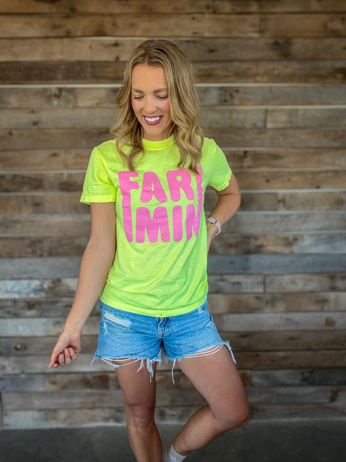Farmin' Neon Tee