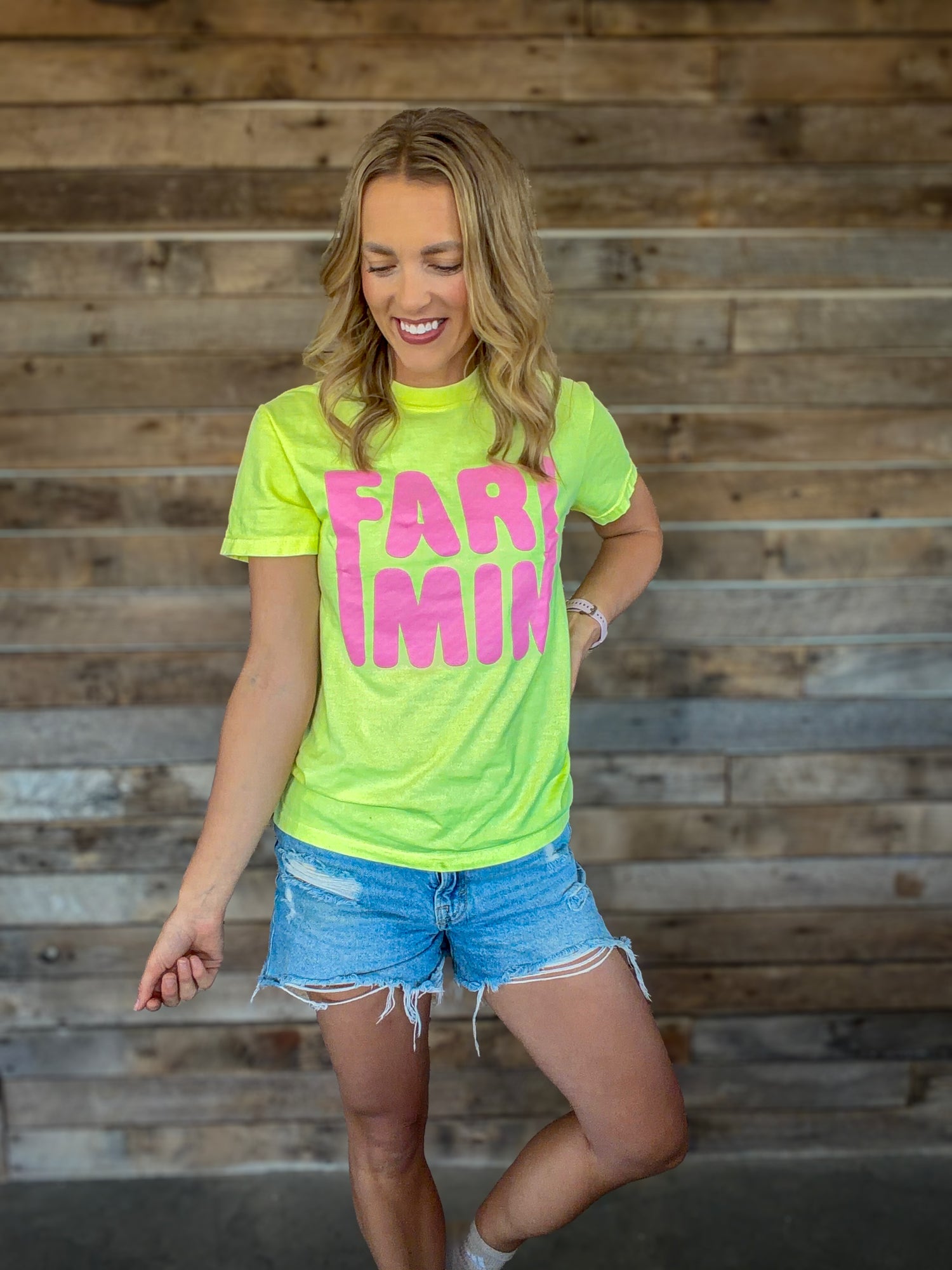 Farmin' Neon Tee