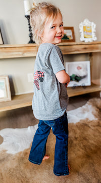 Combine + Cross + American Flag- Kids Tee