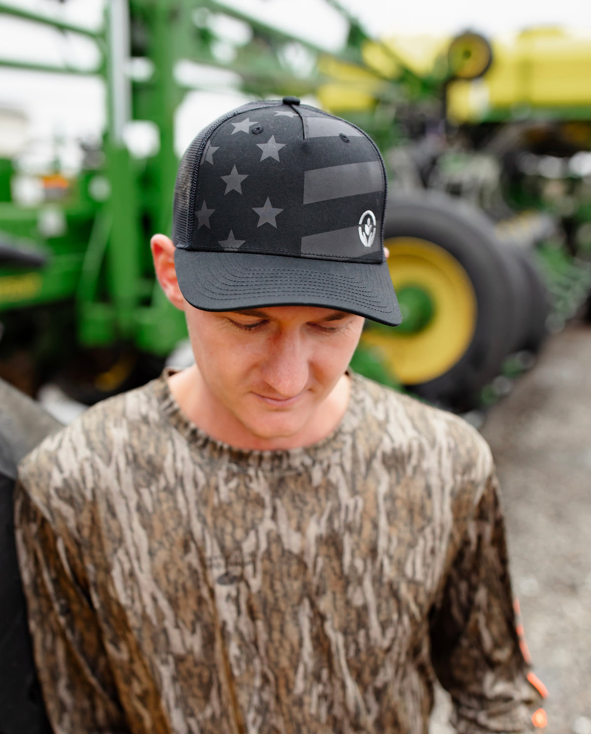 Black American Flag Hat