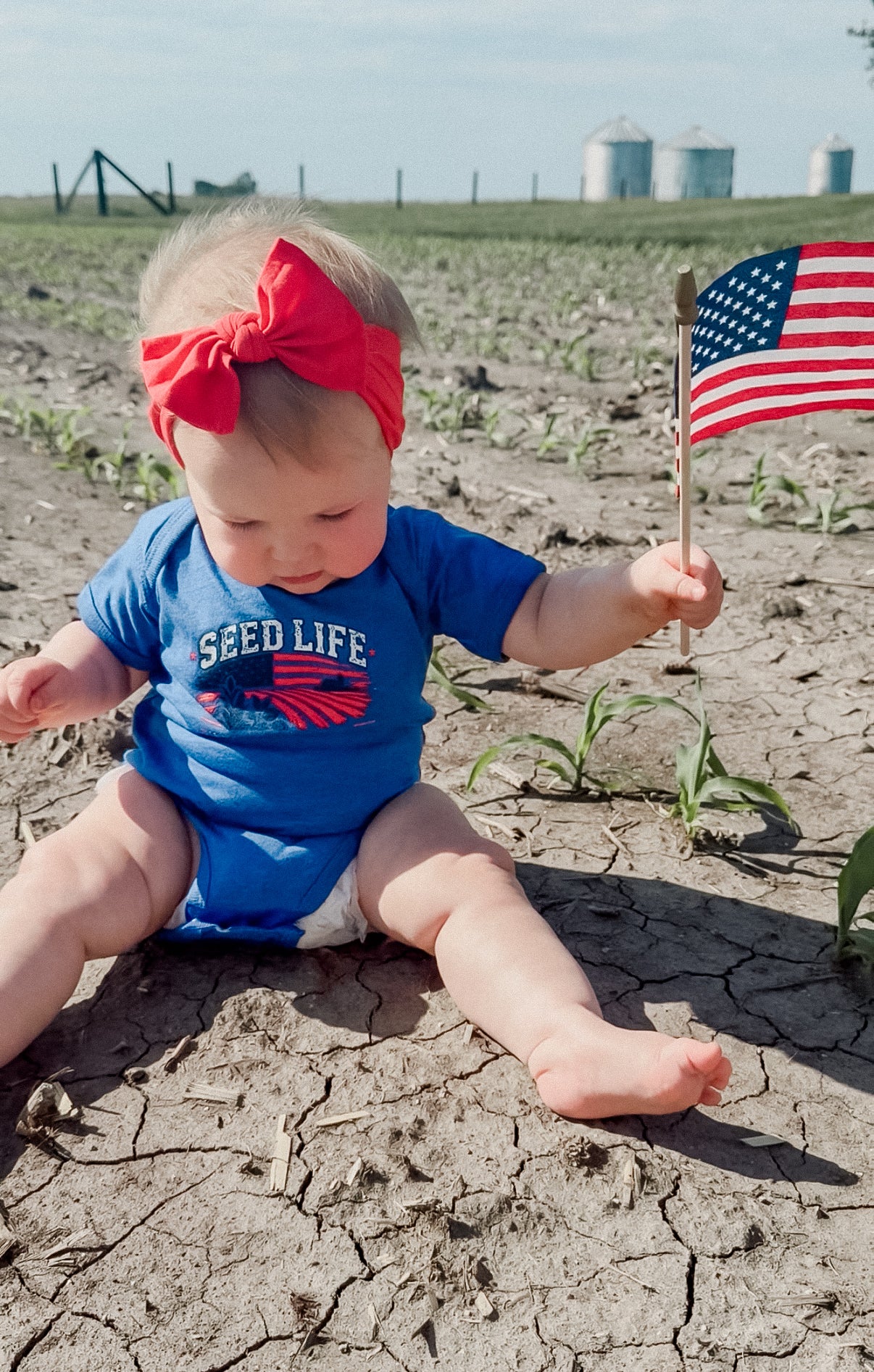 Red, White, & Seed Life Kids Tee