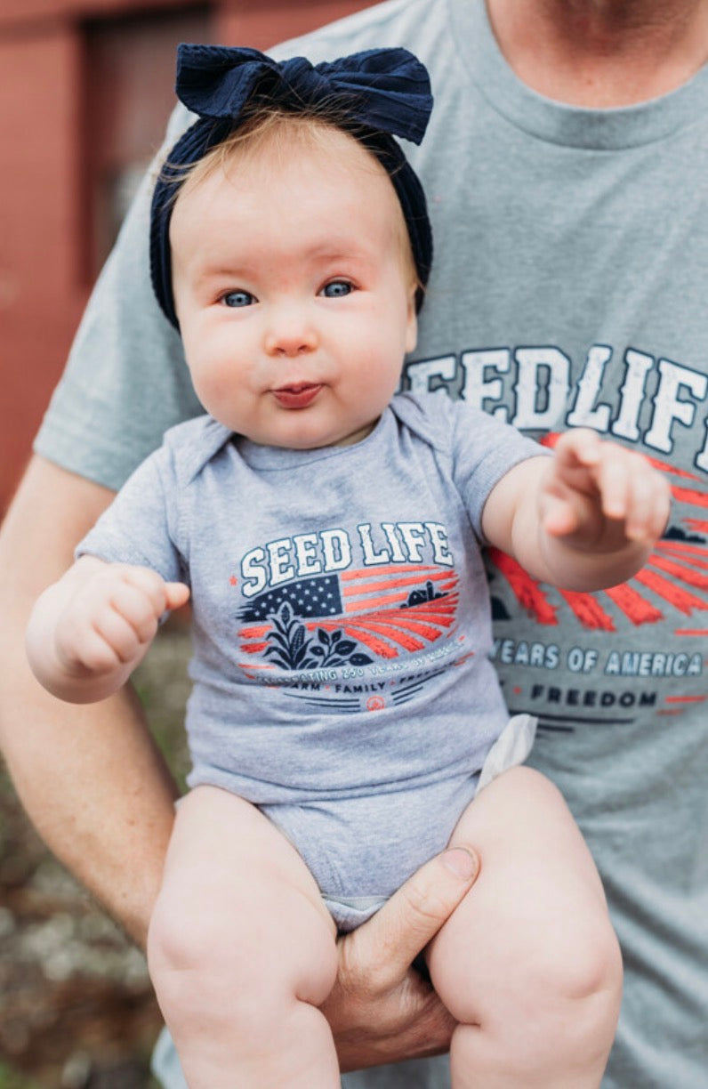Red, White, & Seed Life Kids Tee