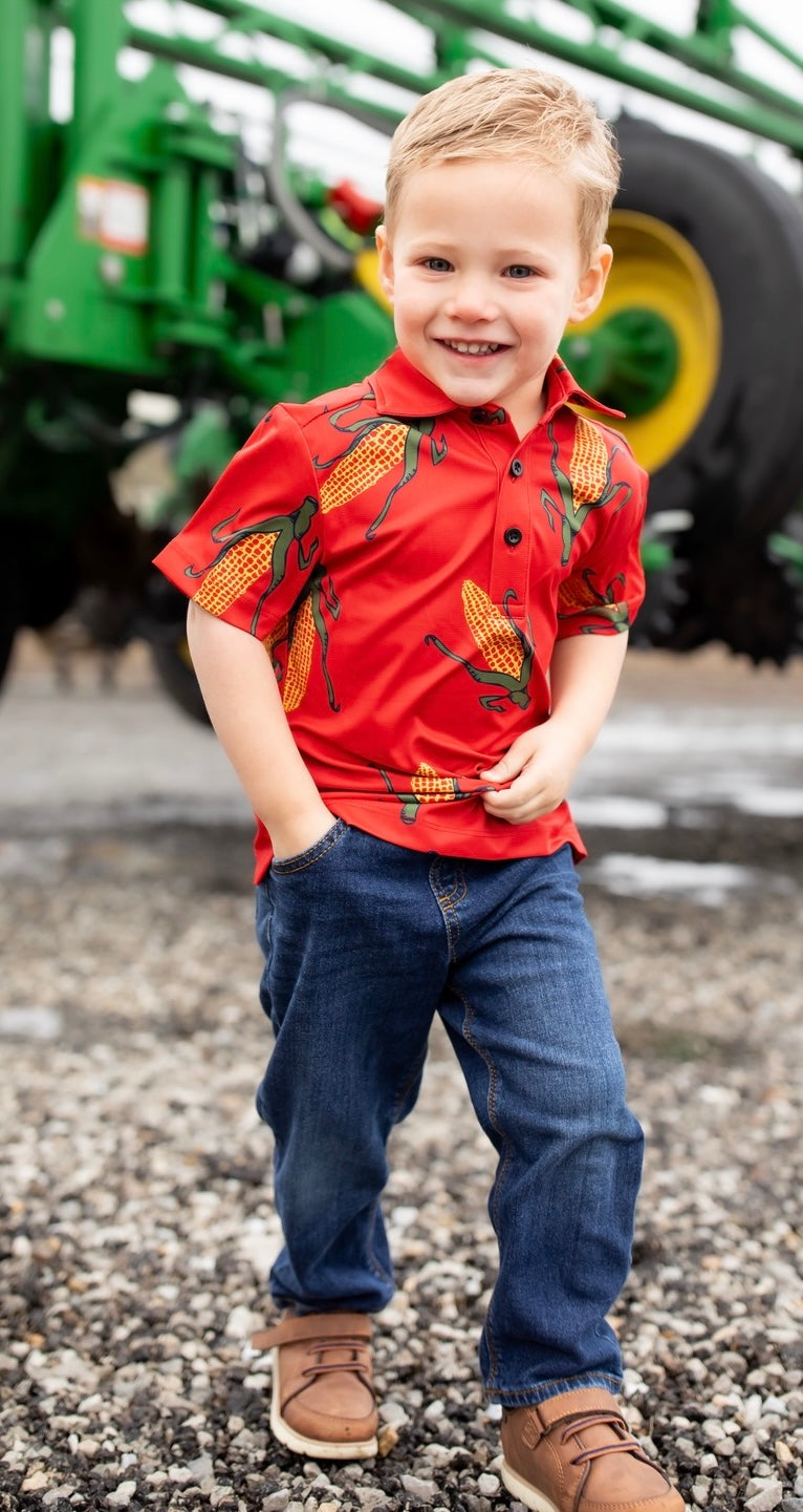 Husker Harvest Polo Kids