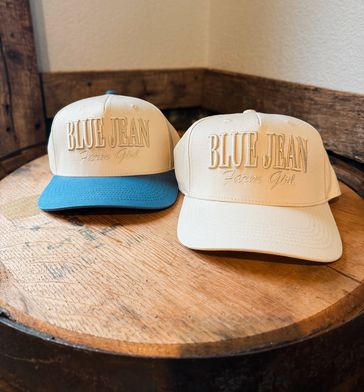 Blue Jean Farm Girl Hat