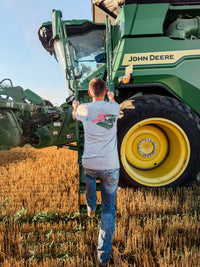 Combine + Cross + American Flag- Adult Tee